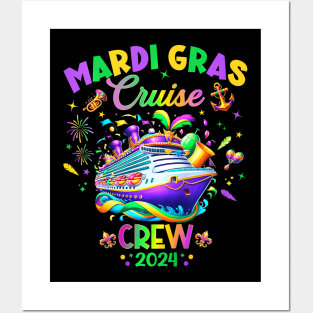 Mardi Gras Cruise 2024 Ship Family Matching Trip Posters and Art